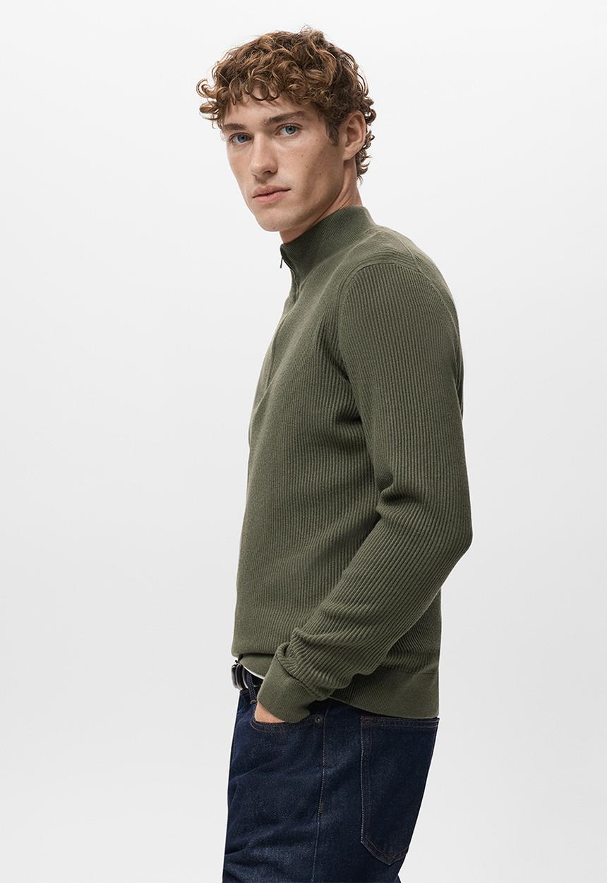 MANGO - Sweater Antiguap - Dark Green