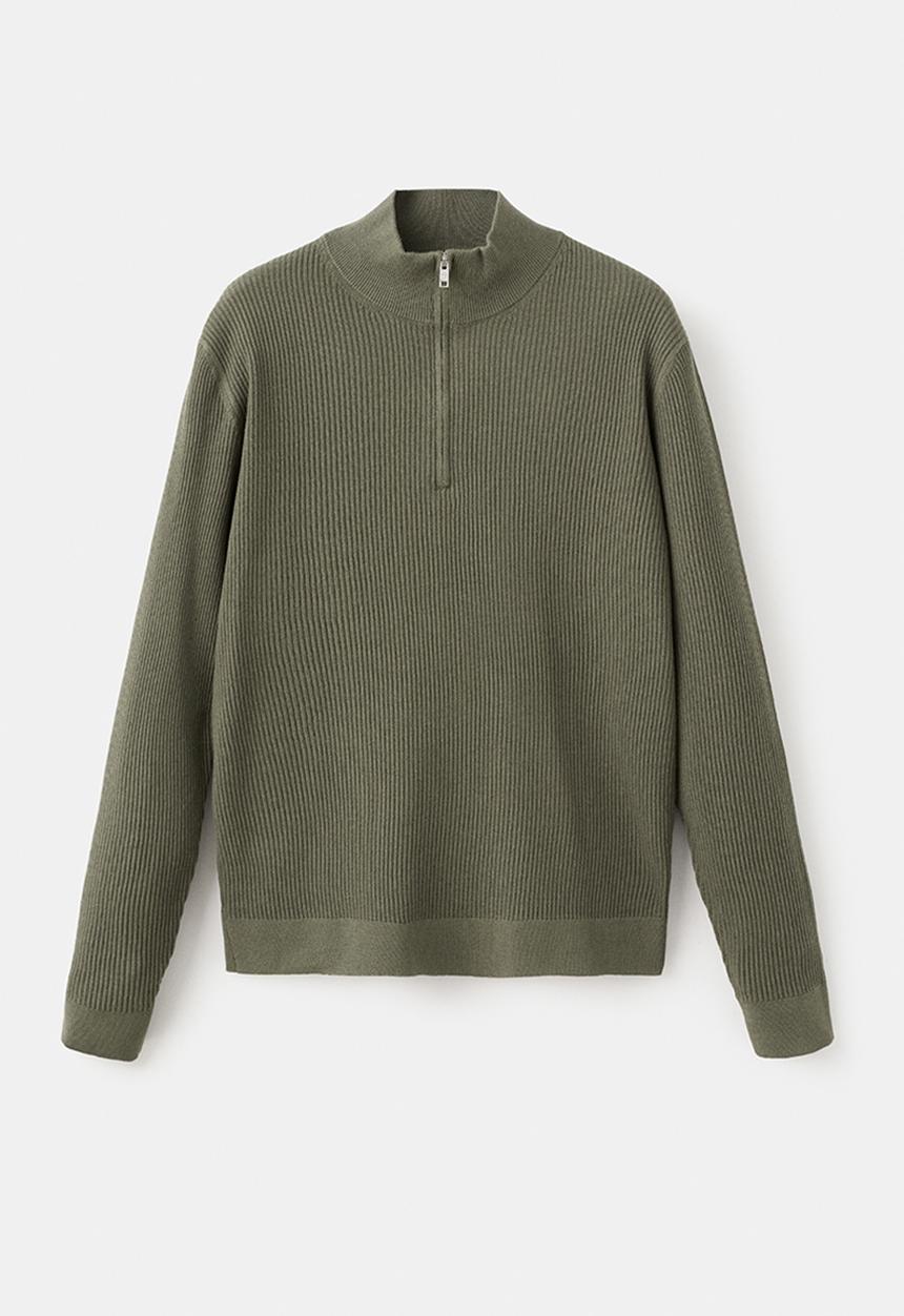 MANGO - Sweater Antiguap - Dark Green