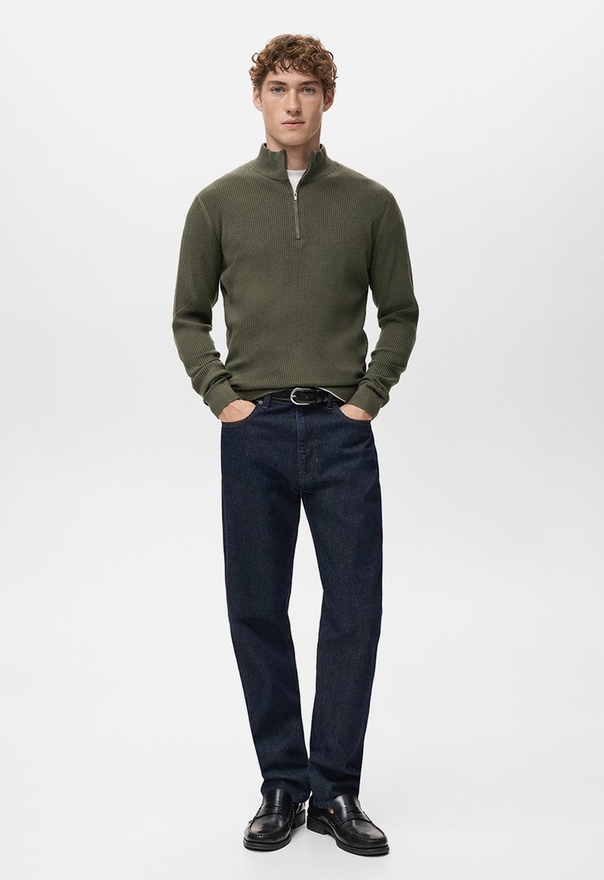 MANGO - Sweater Antiguap - Dark Green