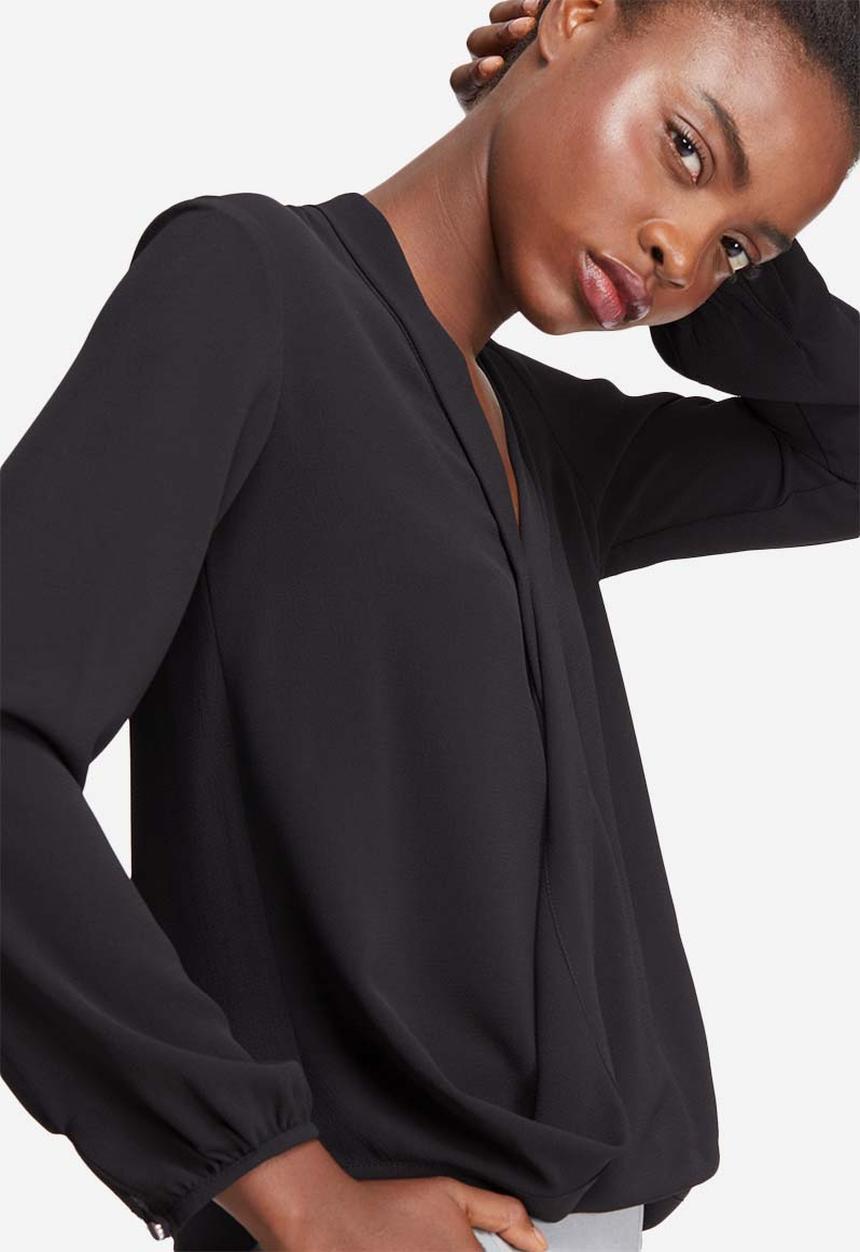 dailyfriday - Wrap front blouse