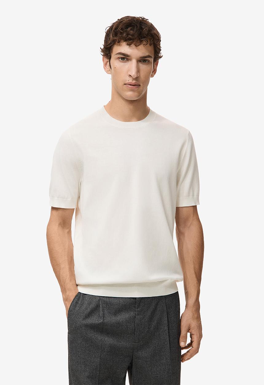 MANGO - T-Shirt Arraona - Natural