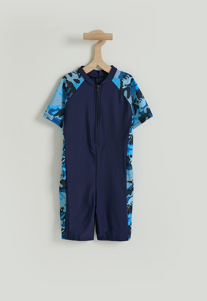 Pop Candy - Short wetsuit - navy/aop