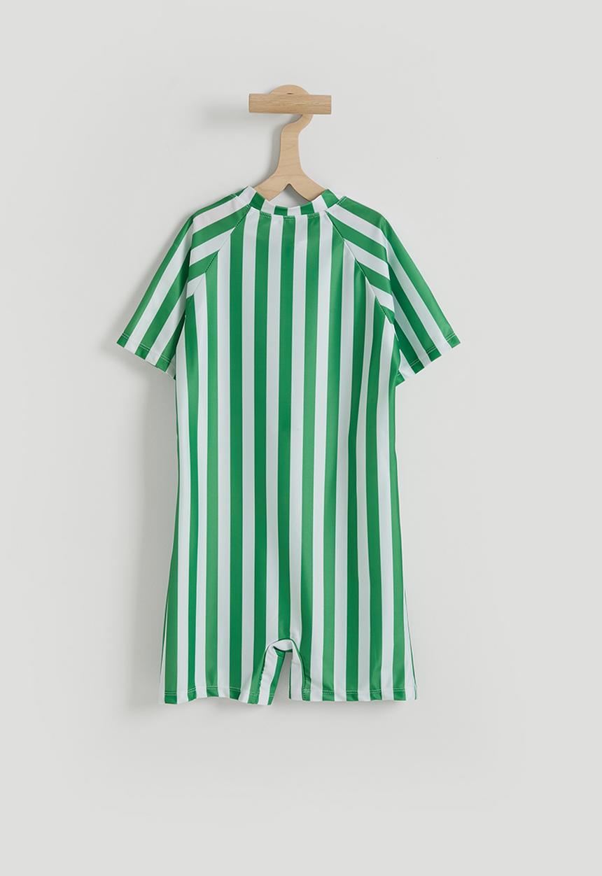 Pop Candy - Short wetsuit - green stripe