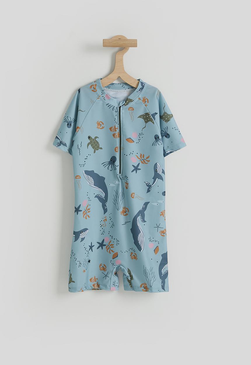 Pop Candy - Short wetsuit - blue/aop