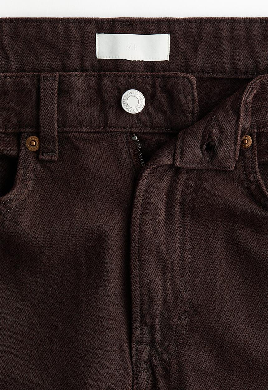 H&M - Denim bermuda shorts - dark brown