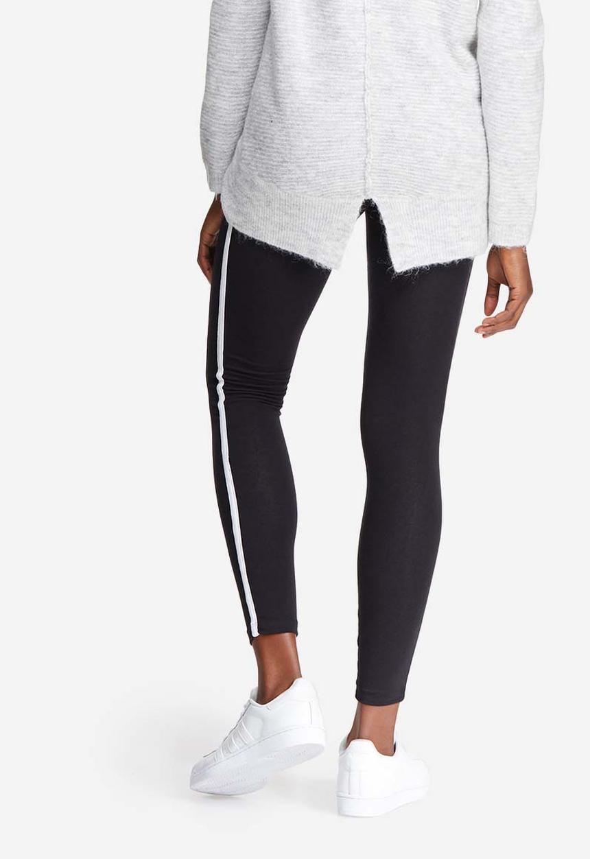 dailyfriday - Side stripe high waisted leggings