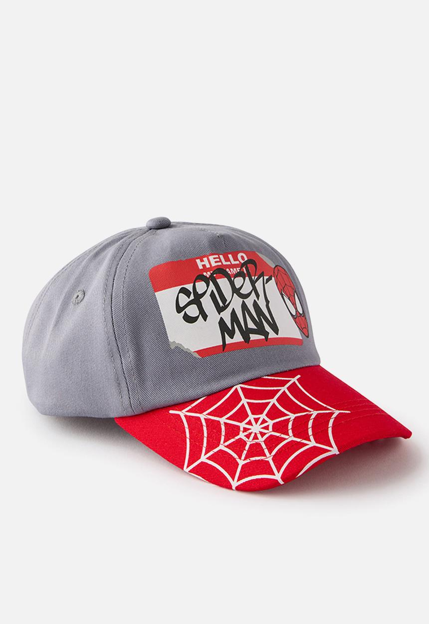 Cotton On - Kids Licensed Cap - Lcn Mar Spiderman/Steel