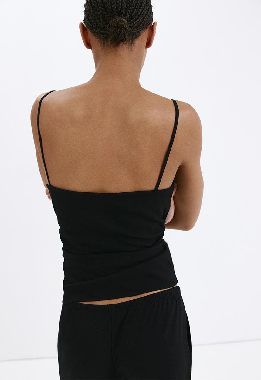 MANGO - Top riga  - black