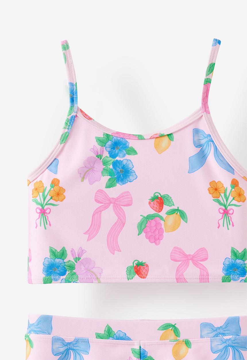 Cotton On - Tahlie Tankini Set - Ballet Pink/Bows