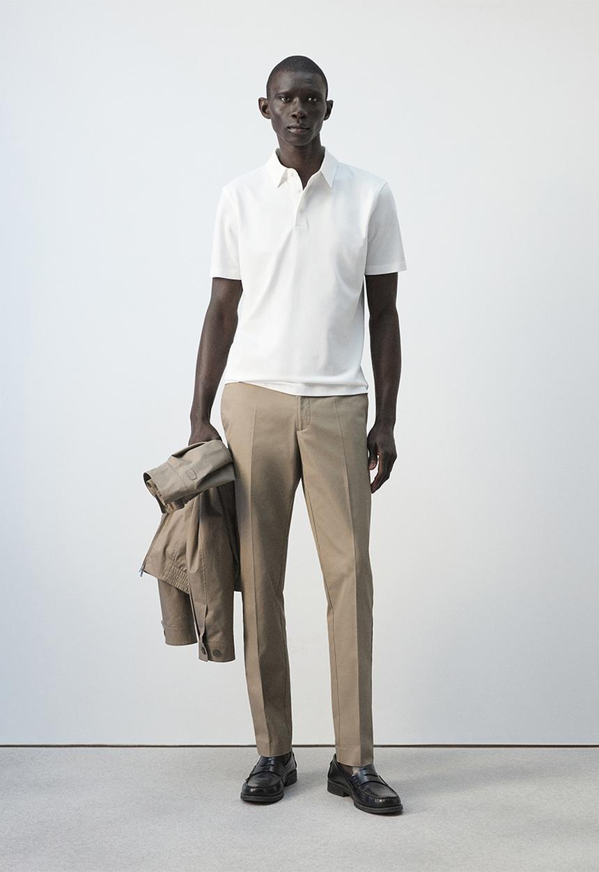 MANGO - Poloshirt Ezequi - White