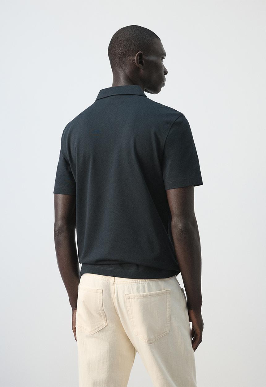 MANGO - Poloshirt Ezequi - Navy