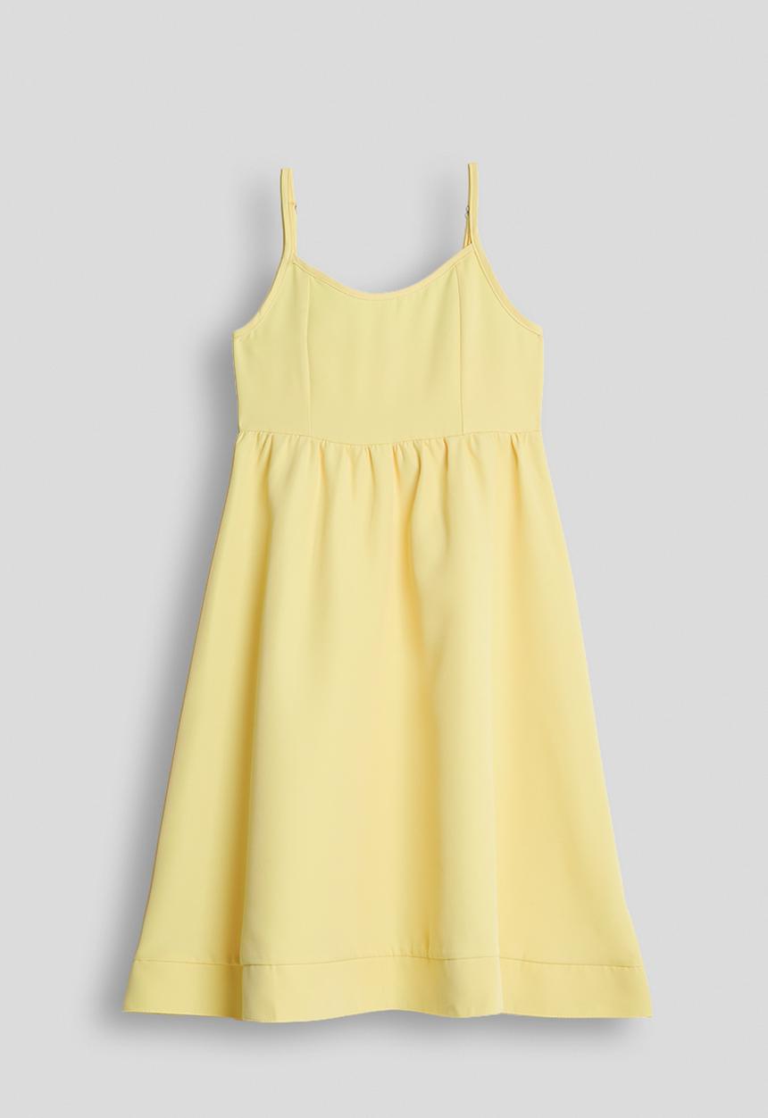 Pop Candy - Skater dress - butter yellow