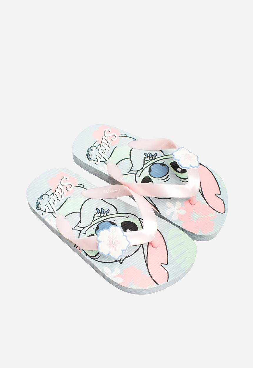 Character Group - Stitch Flip flops -lilac & pink