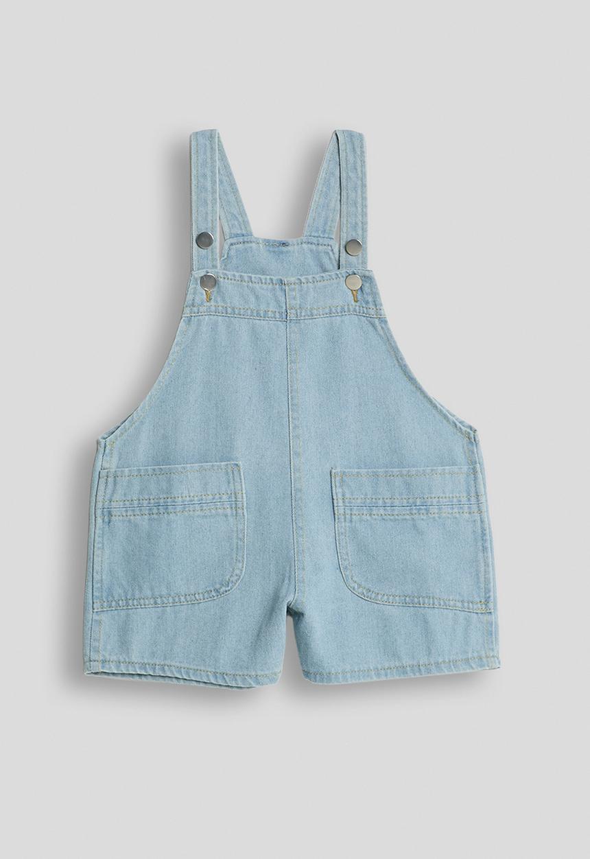 Pop Candy - Short denim dungarees - blue