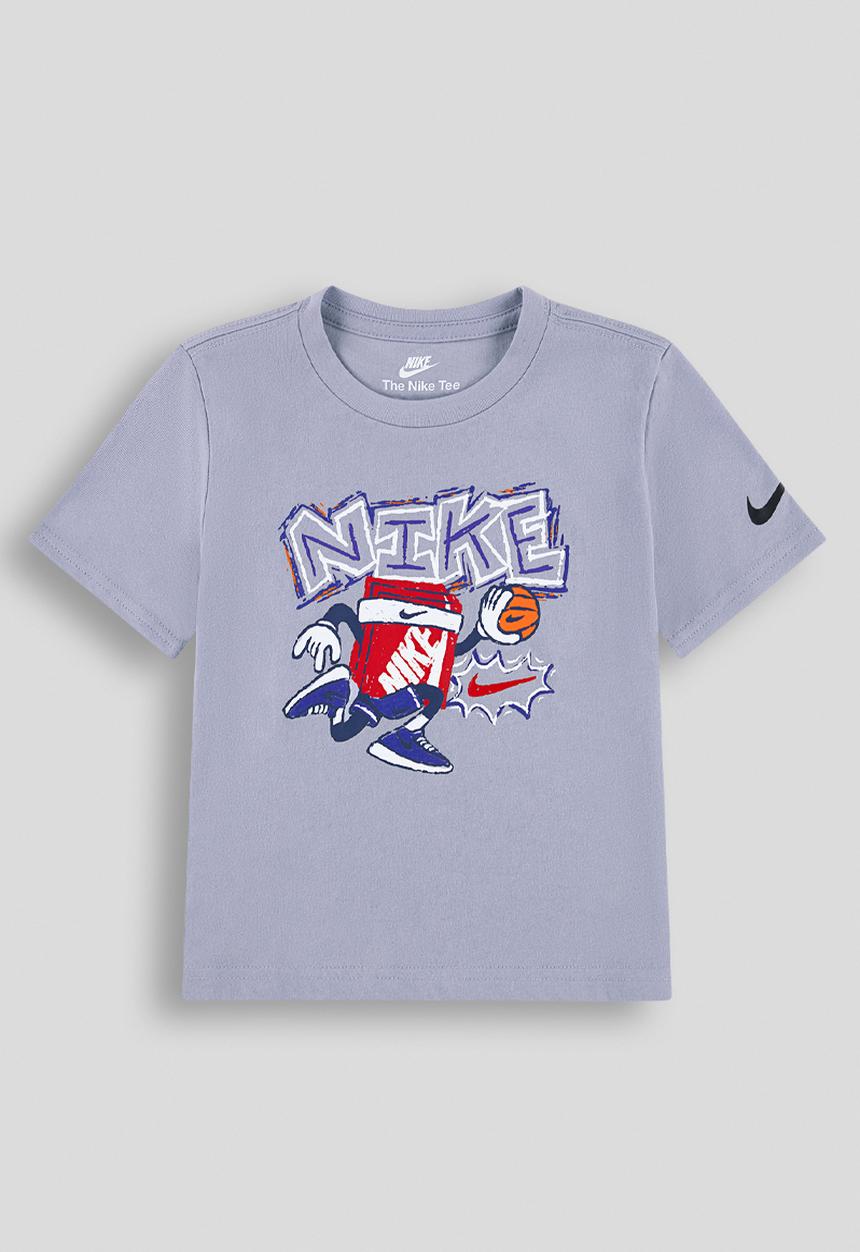 Nike - Nkb Chalky Boxy Bball Tee - Ghost