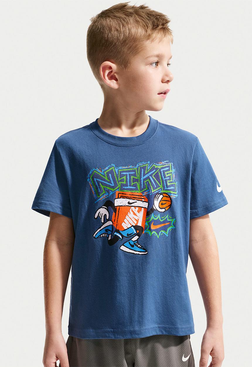 Nike - Nkb Chalky Boxy Bball Tee - Mystic Navy