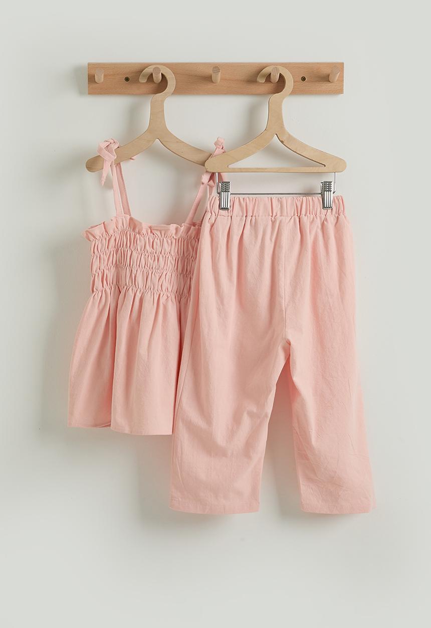 Pop Candy - Spaghetti top and pants - pastel pink