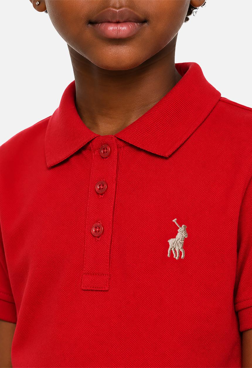 POLO - Girls Nina Ss Golfer - Red