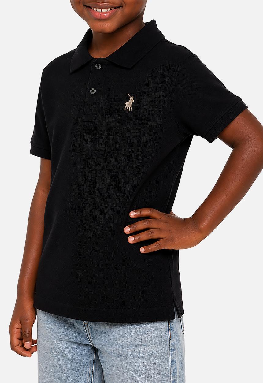 POLO - Girls Nina Ss Golfer - Black