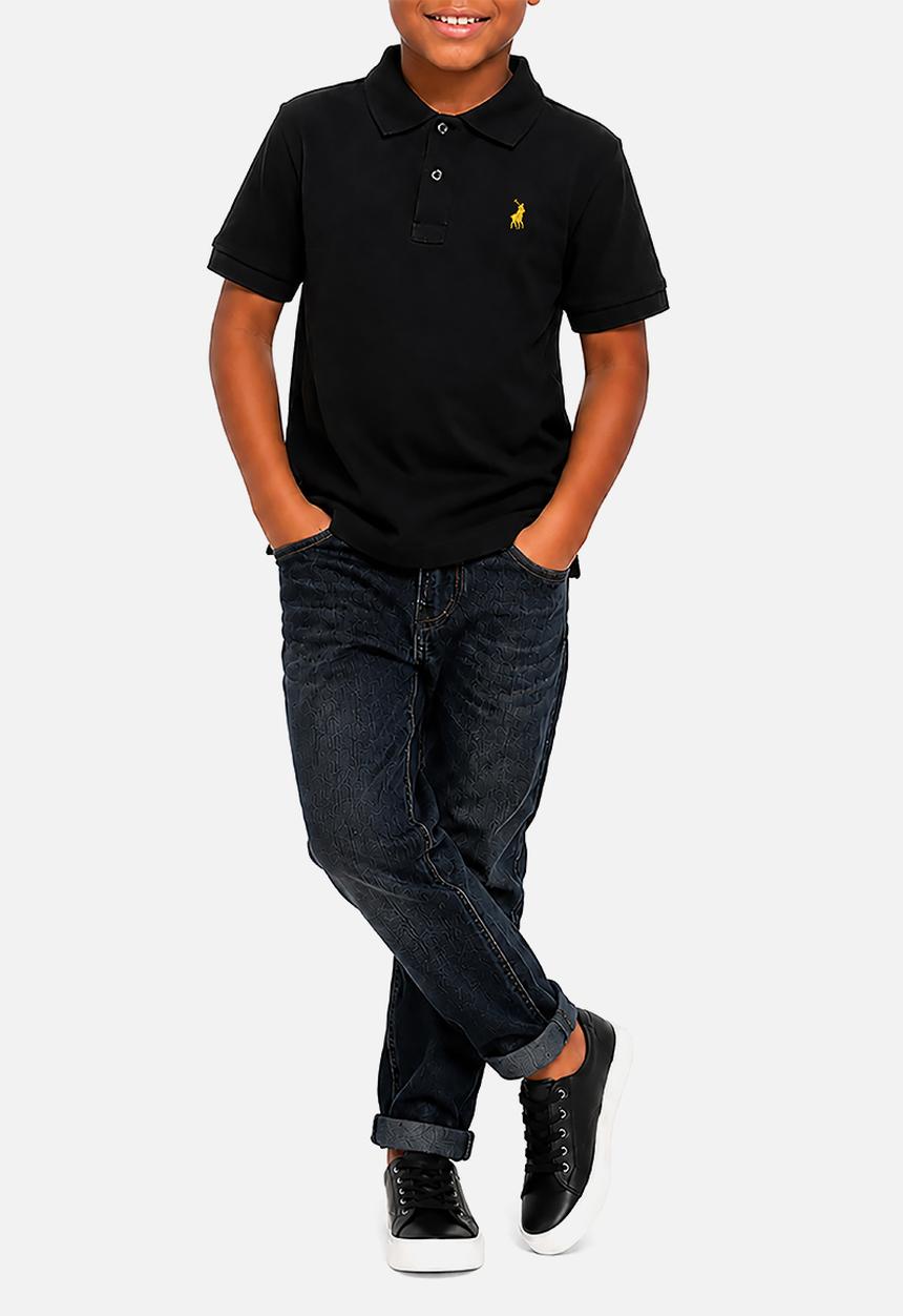 POLO - Boys Austin Ss Golfer - Black