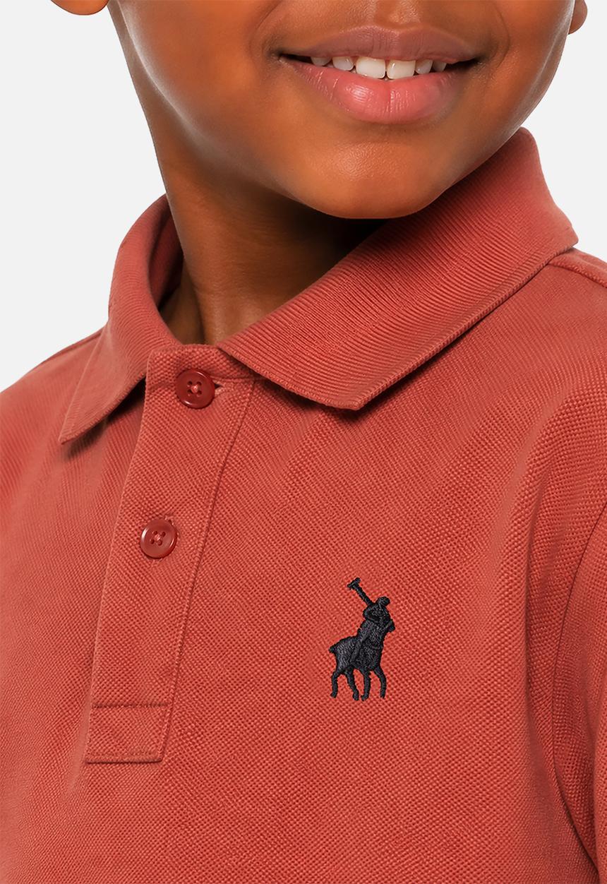 POLO - Boys Austin Ss Golfer - Rosewood