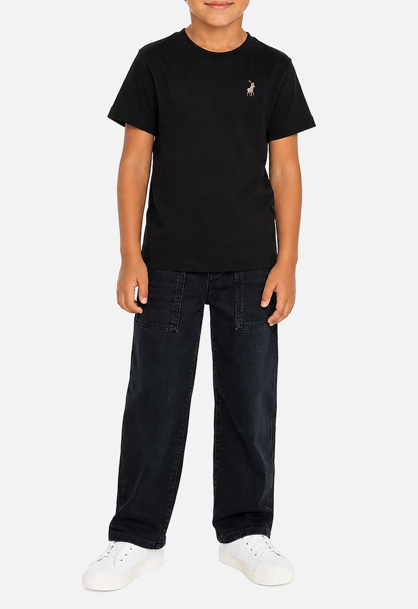 POLO - Boys Rick Ss Tee - Black
