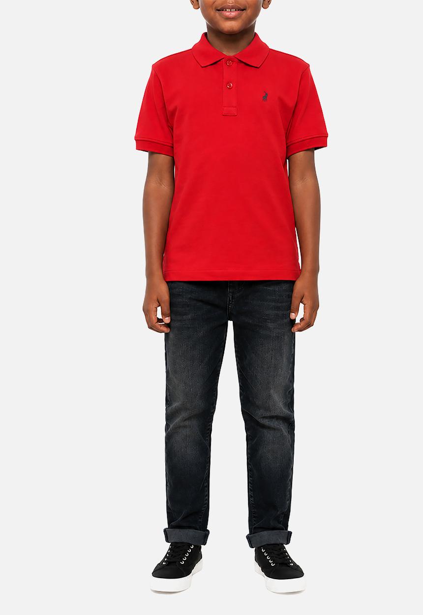 POLO - Boys Austin Short sleeve Golfer - Red