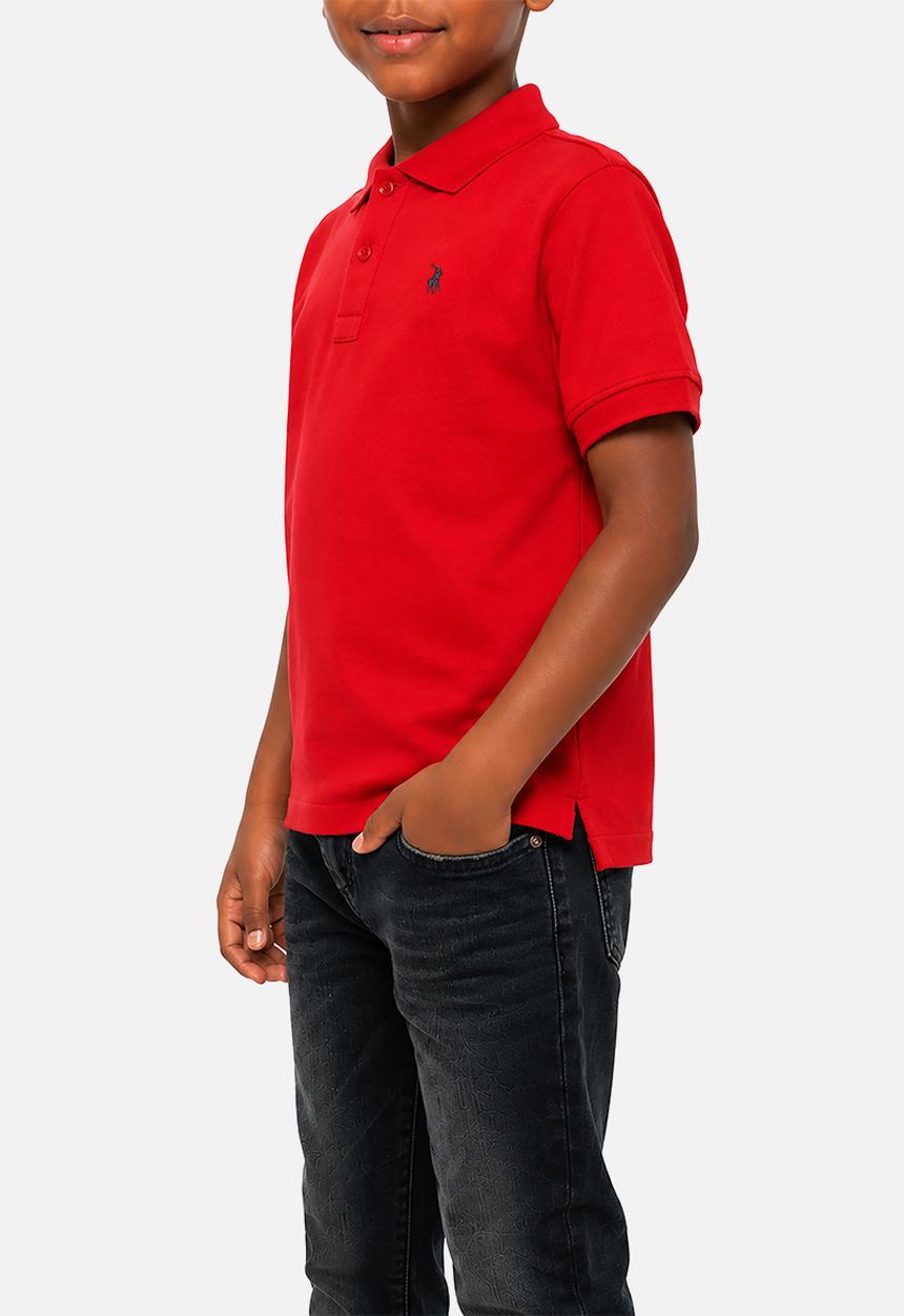 POLO - Boys Austin Short sleeve Golfer - Red