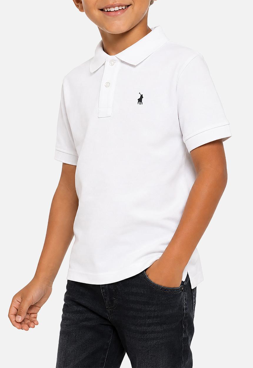 POLO - Boys Austin Short sleeve Golfer - White