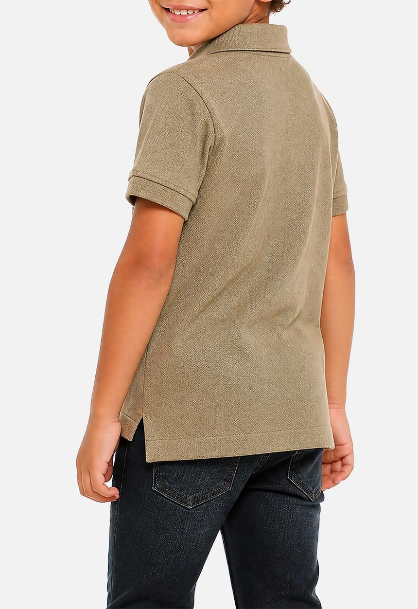POLO - Boys Austin Short sleeve Golfer - Olive