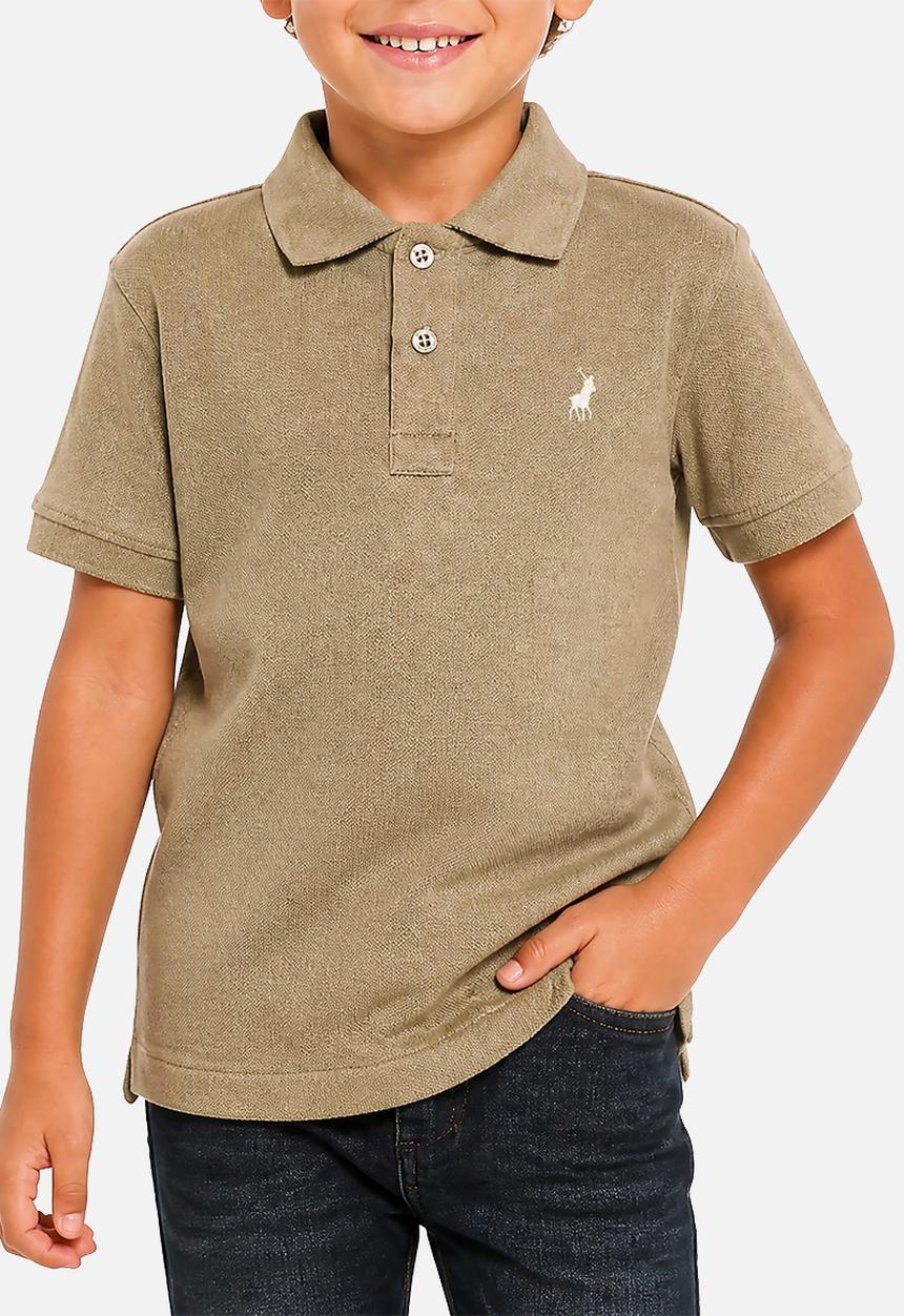 POLO - Boys Austin Short sleeve Golfer - Olive