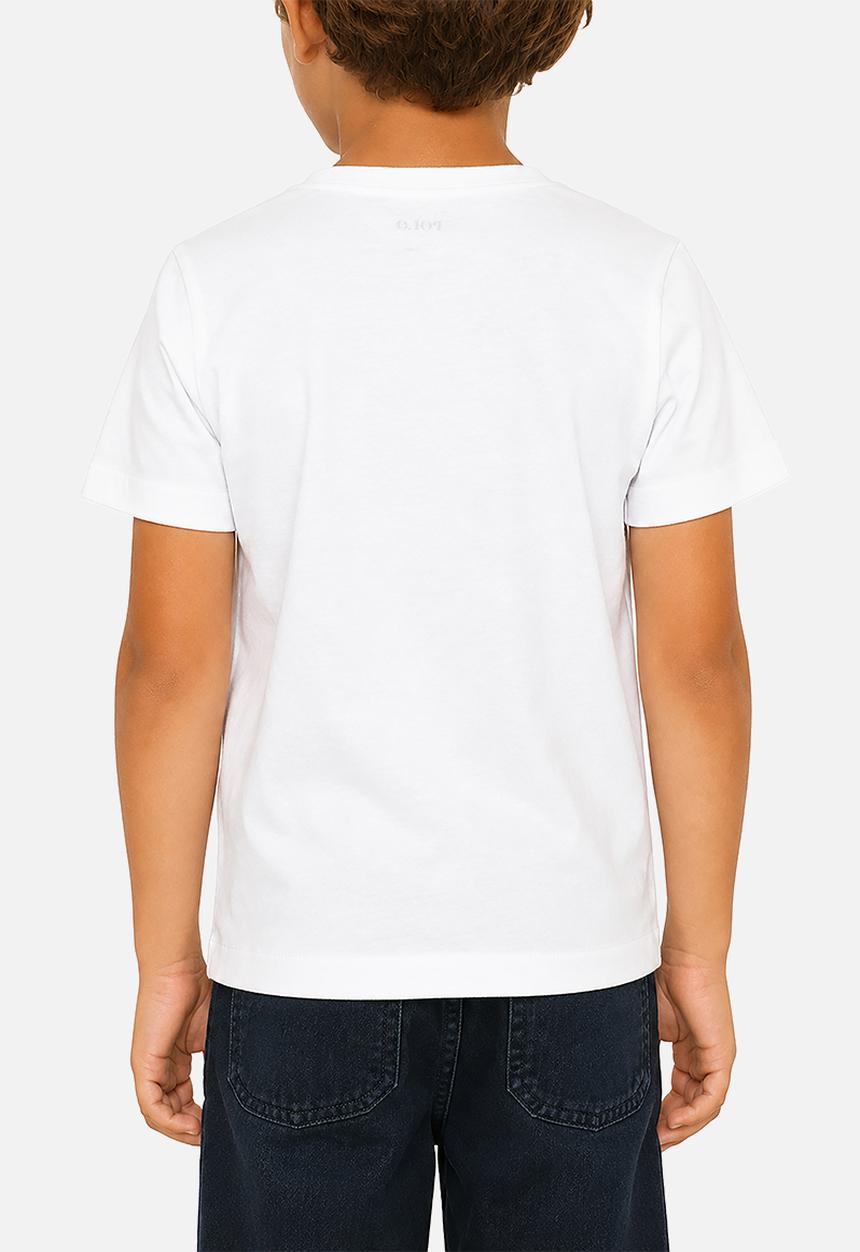 POLO - Boys Rick Short sleeve Tee - White