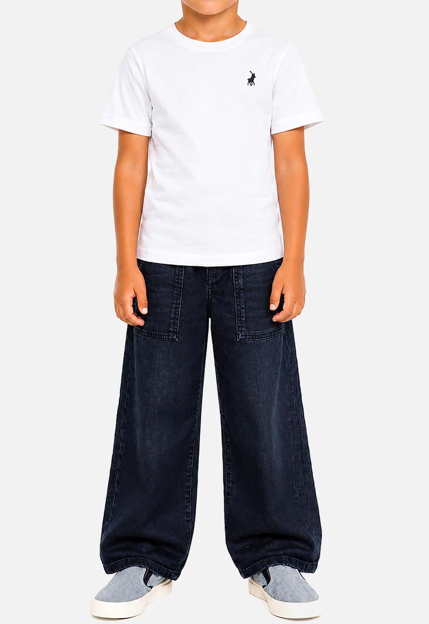 POLO - Boys Rick Short sleeve Tee - White