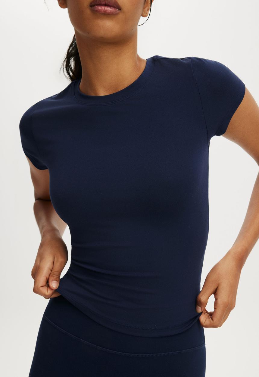 Cotton On - Ultra Soft Fitted T-shirt - Prep Sport Navy