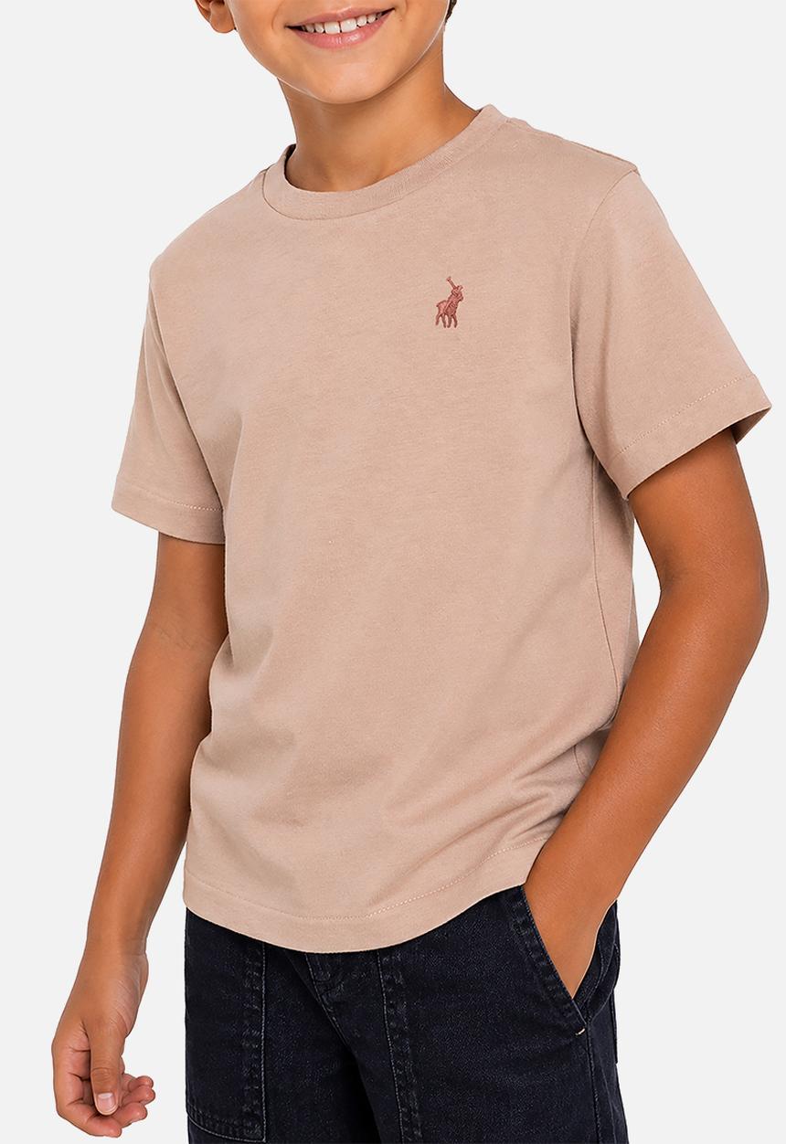 POLO - Boys Rick Short sleeve Tee - Mushroom