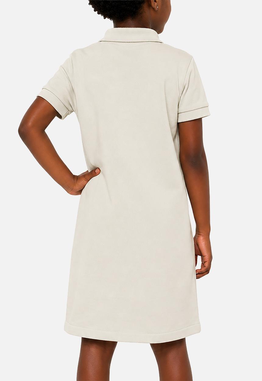 POLO - Girls Dakota Short sleeve Golfer Dress - Cool Sage