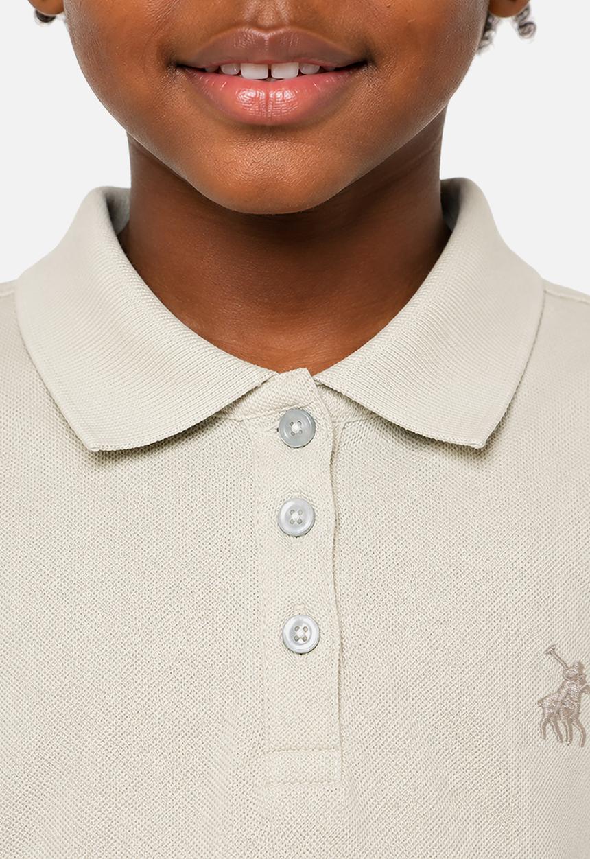 POLO - Girls Dakota Short sleeve Golfer Dress - Cool Sage