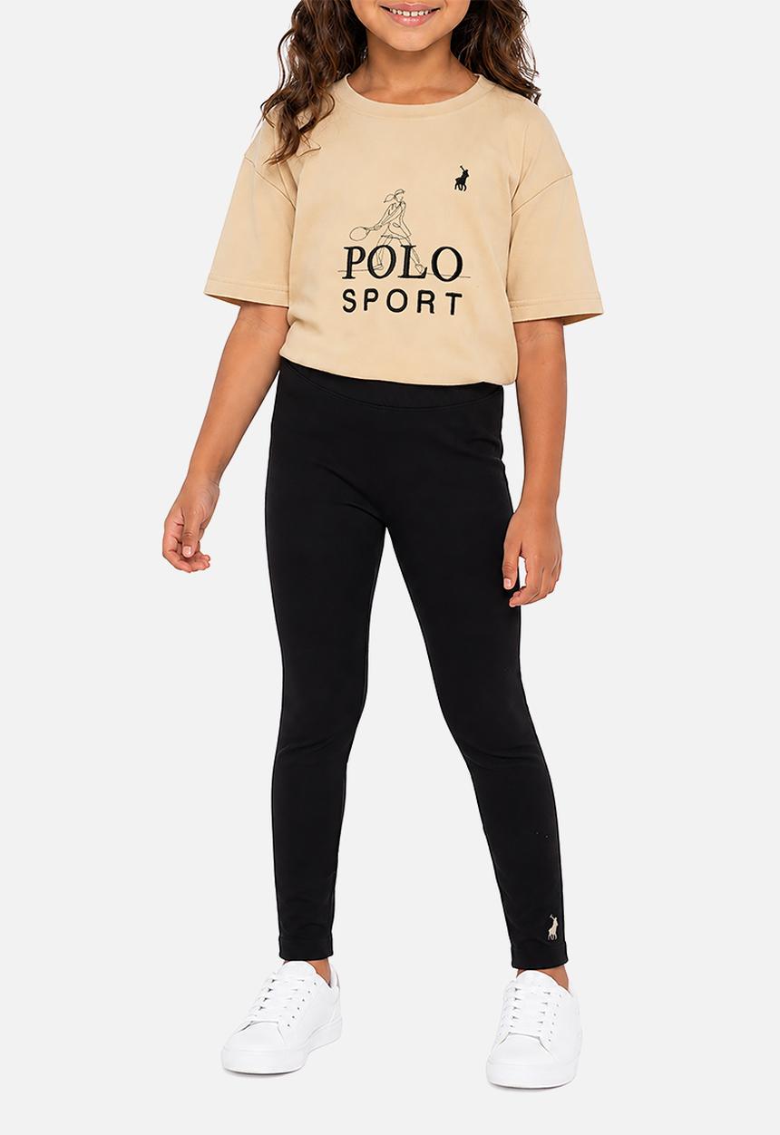 POLO - Girls Victoria Full Length Legging - Black