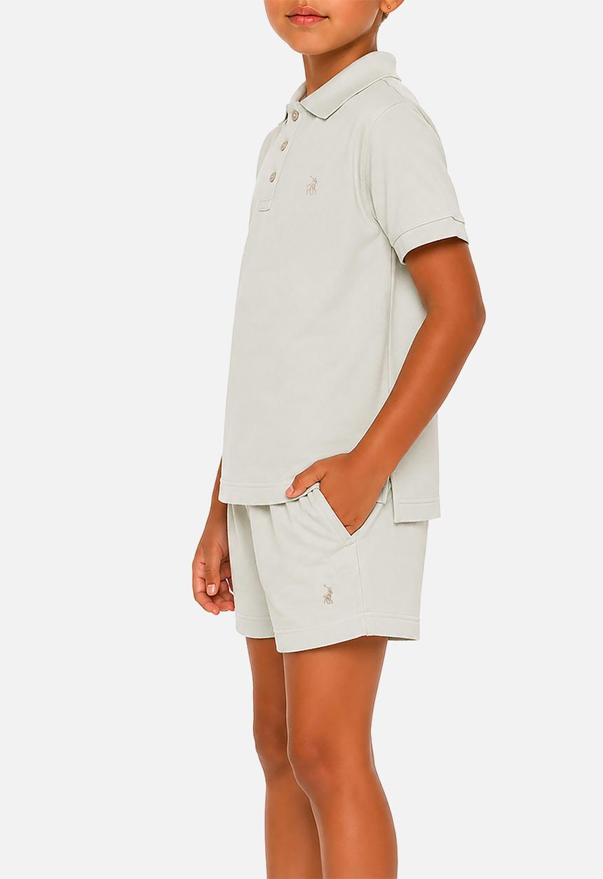 POLO - Girls Nina Ss Golfer - Cool Sage