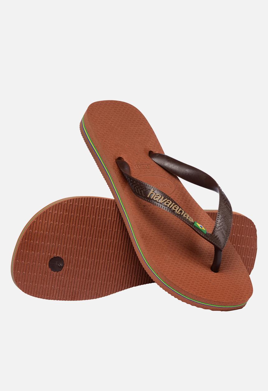 Havaianas - Brazil Logo - Rust / Coffee