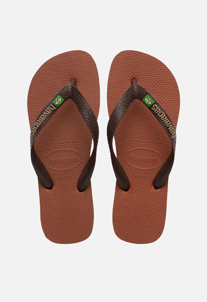Havaianas - Brazil Logo - Rust / Coffee