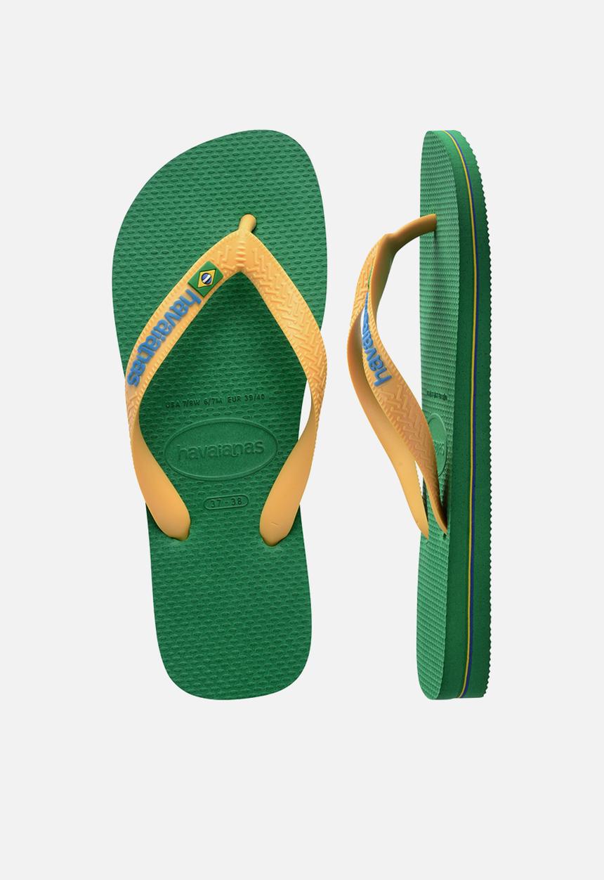 Havaianas - Brazil logo - green / yellow / marine blue