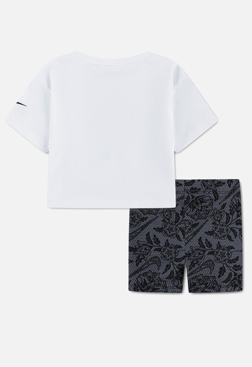 Nike - Nkg Lace It Up Bike Short Set - Black & White
