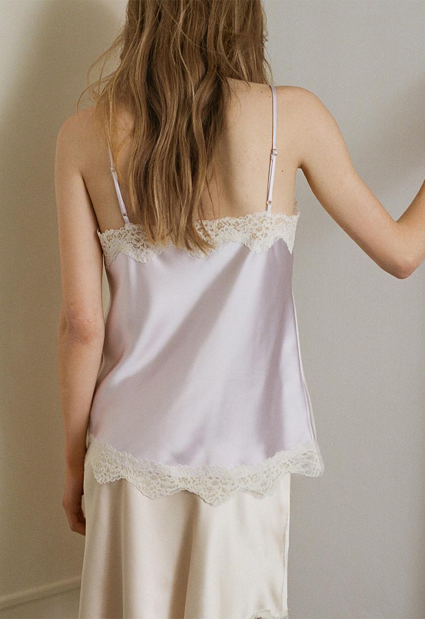 MANGO - Top delicat - light/pastel purple