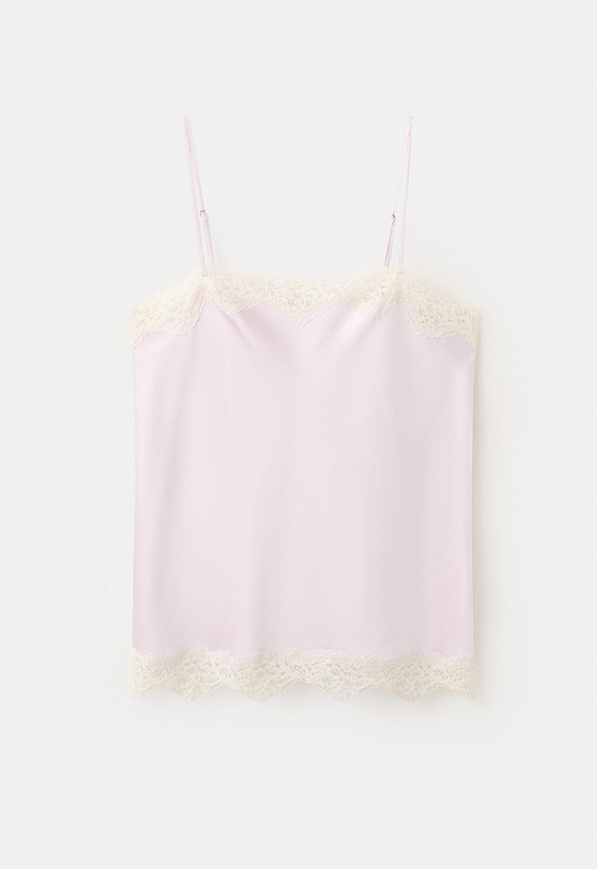 MANGO - Top delicat - light/pastel purple