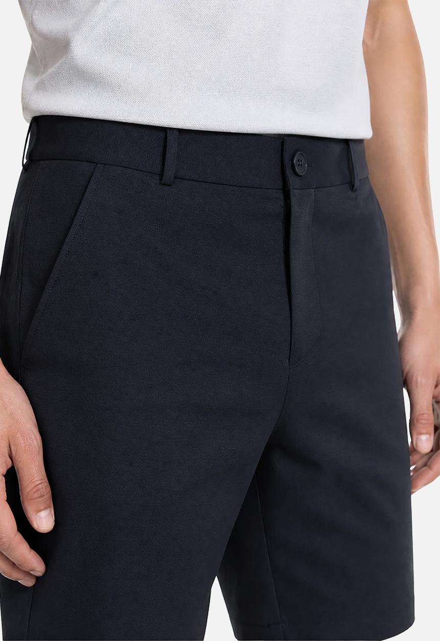 POLO - Mens essential cotton chino shorts - navy