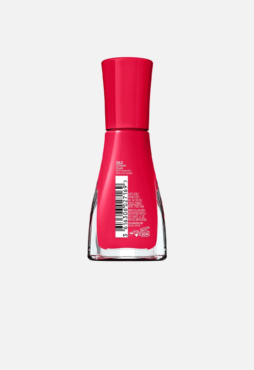 Sally Hansen - Insta Dri Fast-Drying, Vegan Formula, Lasting  Nail Color Polish 9.17 ml - Crimson Crush​