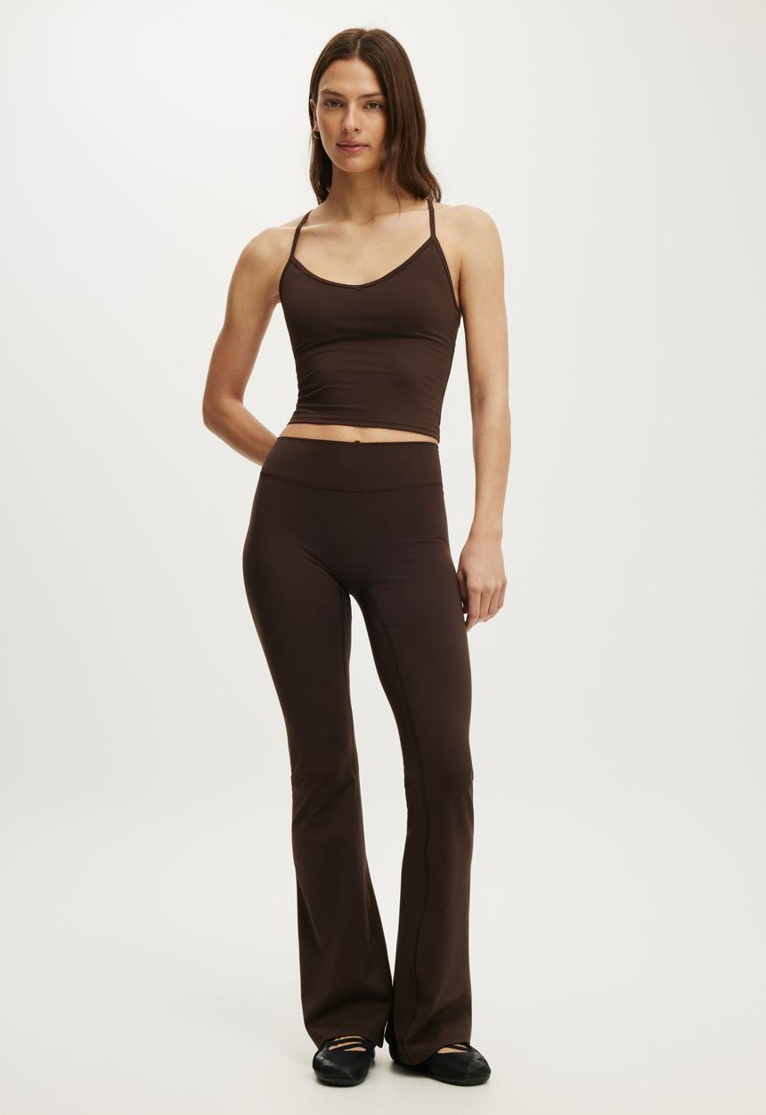 Cotton On - Ultra Soft Contour Flare - French Roast