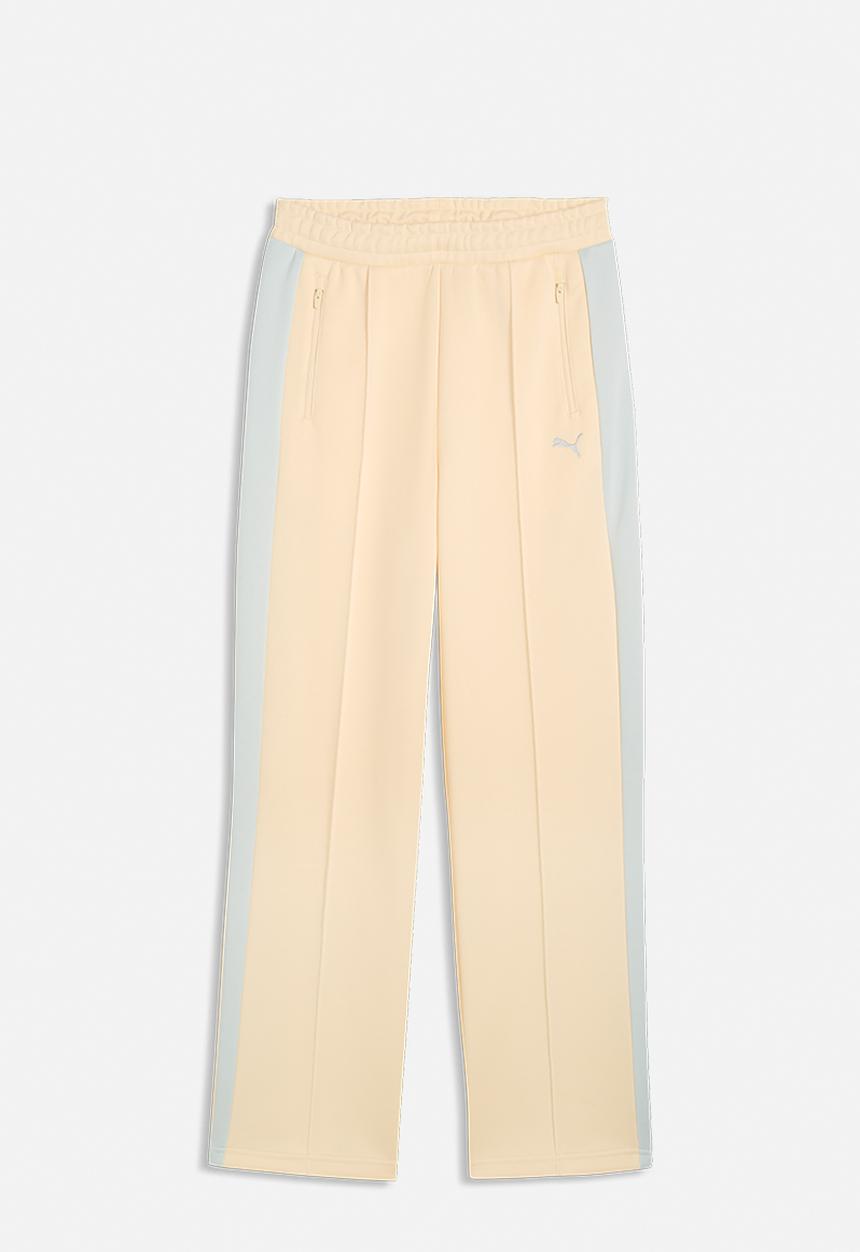 PUMA - T7 Always On Straight Track Pants Op - Buttercream-Créme De Mint