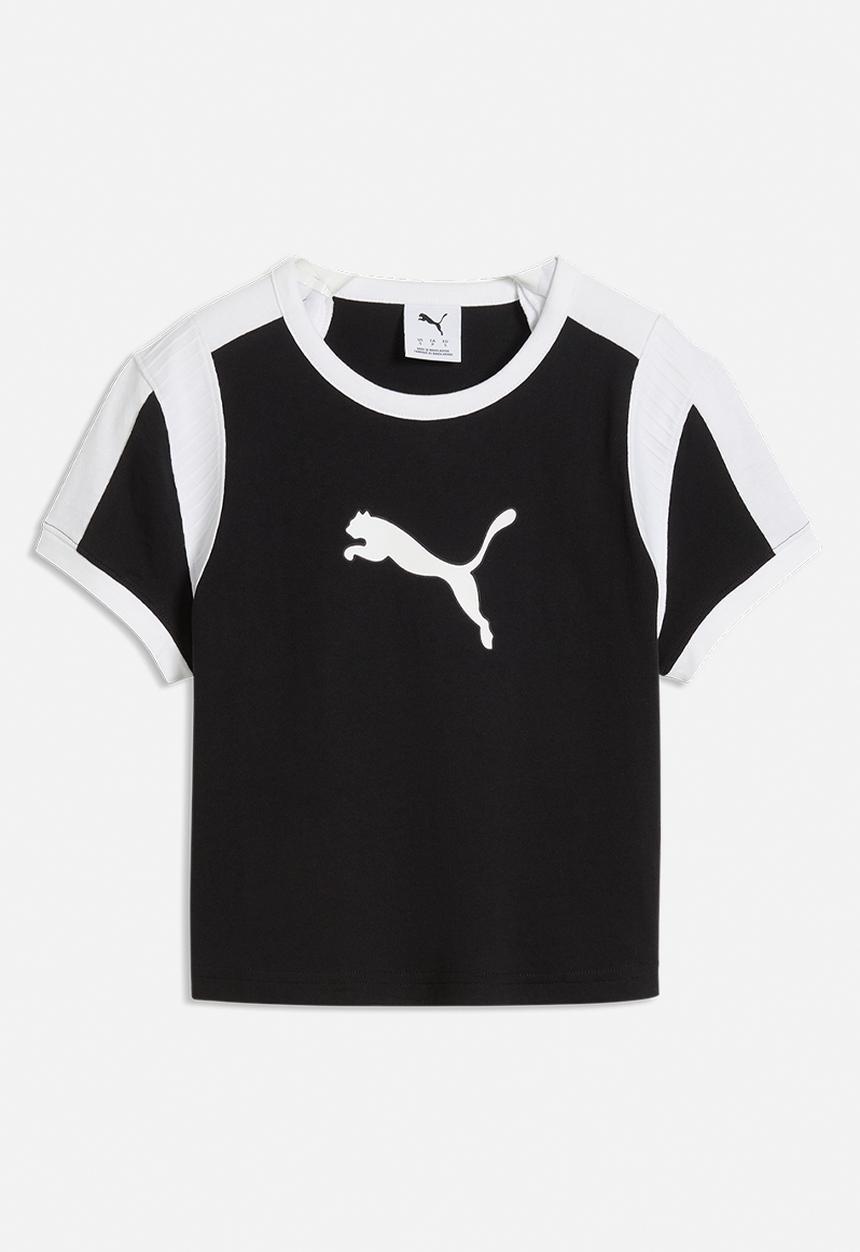 PUMA - Graphic  Ringer Baby Tee - Puma Black